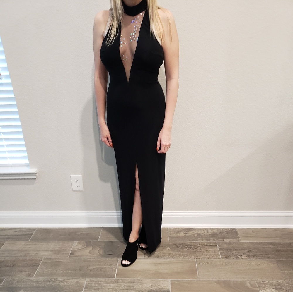 Vintage black gown